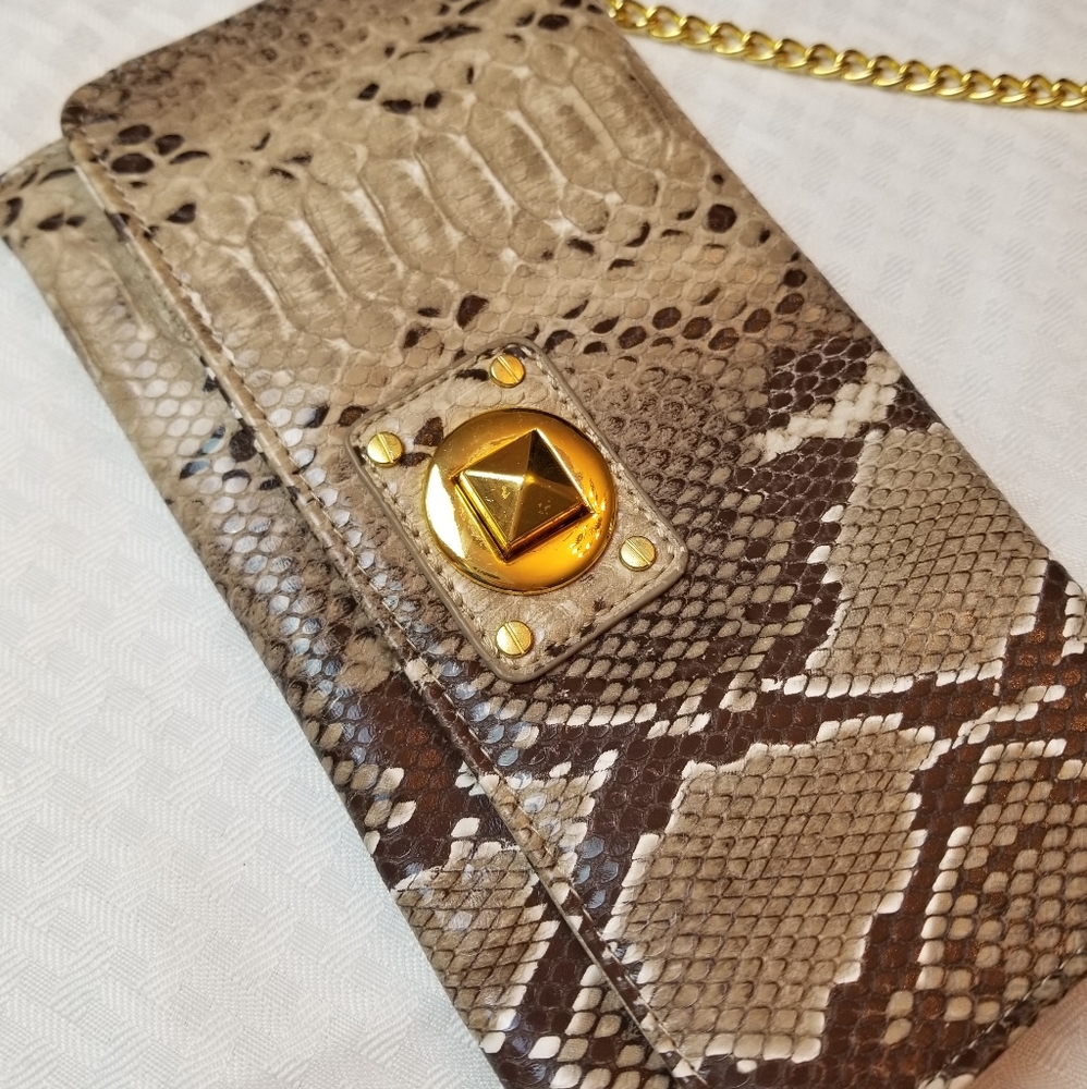Mud Pie Snake Skin Cross body Bag - Picture 1 of 8
